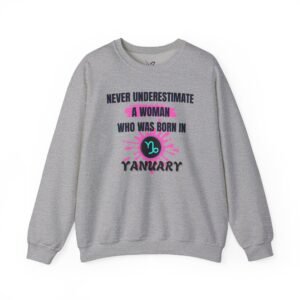 Personalized Woman Zodiac Sweatshirt, Birthday Gift, Inspirational Gift