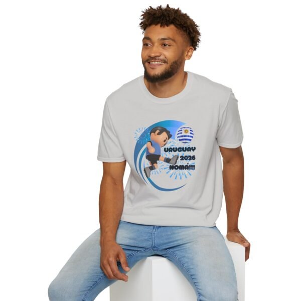 5828258999599835955_2048.jpeg Uruguay Unisex Softstyle T-Shirt - Perfect for Uruguay Fans, Game Day, Sports Events, trendy design, Team Spirit, Casual Wear!