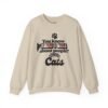 "What I Like About People? Their Cats" Crewneck Sweatshirt Cozy Gifts for Cat Lovers, Unisex Sweatshirt, Perfect for Pet Lovers