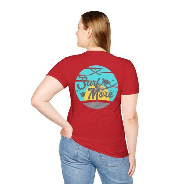 Surf T-Shirt for Beach Lovers | Unisex Softstyle Tee, Summer Vibes, Casual Wear, Surfing Gift, Beach Day Apparel