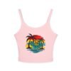 Beach Vibe Tank Top - Just Surf, Summer Top, Vacation Wear, Gift for Surfers, Tropical Style, Casual Summer Outfit