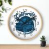 California Dreamin' Wall Clock - Coastal Decor, Home Office, Nautical Vibes, Gift for Beach Lovers, Unique Timepiece