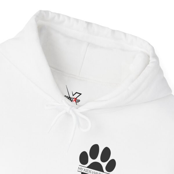 6441178129786366242_2048.jpeg Funny Dog Lover Unisex Hoodie Printed Front and Back, Gift for Dog Lovers, Cozy Dog Hair Hoody, Animal Lover Clothing