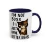 Sassy Cat Coffee Mug, Funny Pet Lover Gift, Boss-Like Humor, Unique Office Mug, Cat Owner Present