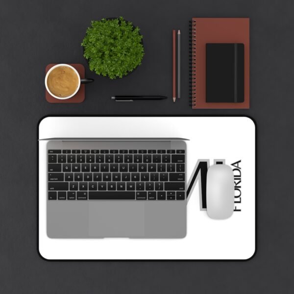 Miami Florida Desk Mat - Stylish Office Accessory, Personalized Gift, Home Office Decor, Travel-inspired Design