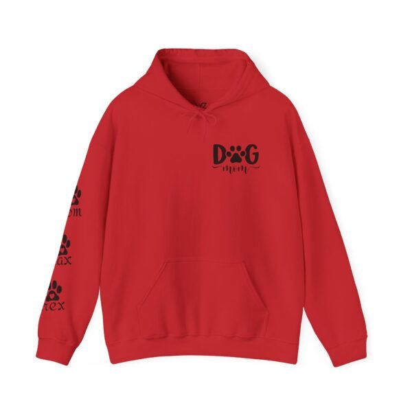 Personalized Mom Cozy Dog Lover Hoodie, Pet Owner Gift, Dog Mom Hoodie, Animal Lover Sweatshirt