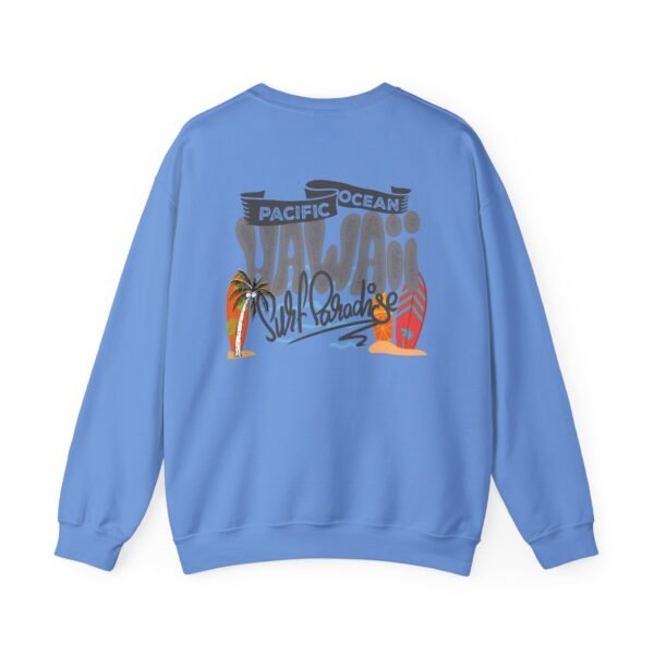 Hawaii Beach Vintage Unisex Crewneck Sweatshirt – Cozy Pullover for Surf Lovers, Travel Days & Casual Island Vibes – Retro Graphic Design