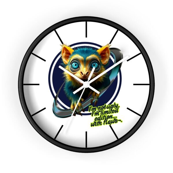 Whimsical Limited Edition Wall Clock, Fun Decor for Kids Room, Unique Gift for Birthdays, Quirky Home Accent, Animal Lovers Decor