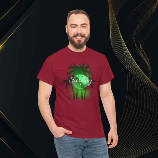 California Surfing Unisex Heavy Cotton Tee Beach Vibes T-Shirt