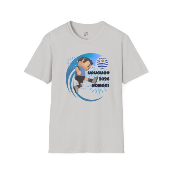 7052486219329888123_2048.jpeg Uruguay Unisex Softstyle T-Shirt - Perfect for Uruguay Fans, Game Day, Sports Events, trendy design, Team Spirit, Casual Wear!