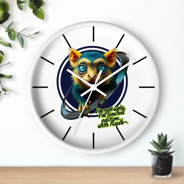 Whimsical Limited Edition Wall Clock, Fun Decor for Kids Room, Unique Gift for Birthdays, Quirky Home Accent, Animal Lovers Decor