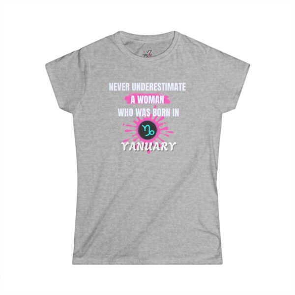Personalized Women's Empowerment, Birthday Tee, Inspirational Gift, January Born, Motivational Shirt