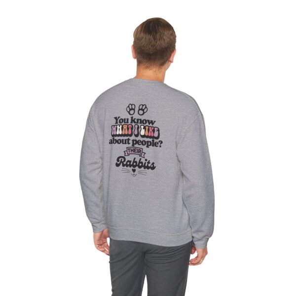 Rabbit Lovers Unisex Crewneck Sweatshirt, Funny Animal Apparel, Gift for Pet Owners, Cozy Sweatshirt, Perfect for All Seasons, Casual Wear
