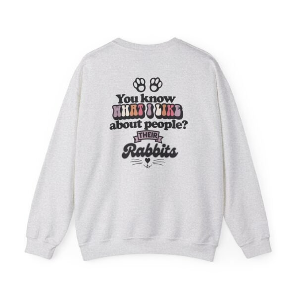 Rabbit Lovers Unisex Crewneck Sweatshirt, Funny Animal Apparel, Gift for Pet Owners, Cozy Sweatshirt, Perfect for All Seasons, Casual Wear