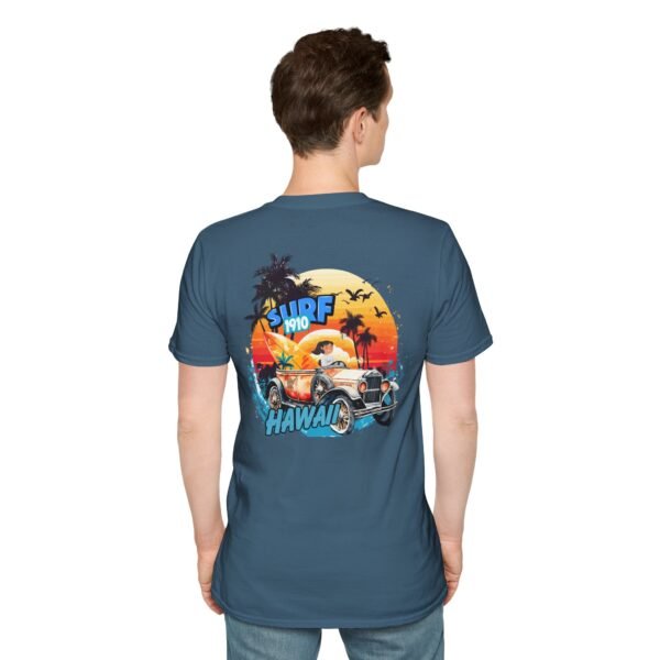 Hawaiian Surf T-Shirt, Vintage Surf Tee, Unisex Beach Wear, Summer Vibes, Retro Vacation Shirt, Perfect for Parties, Gifts