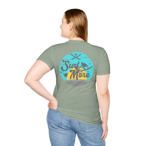 Surf T-Shirt for Beach Lovers | Unisex Softstyle Tee, Summer Vibes, Casual Wear, Surfing Gift, Beach Day Apparel