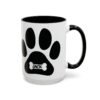 Personalized Coffee Mug, Dog Lover Gift, Personalized Pet Mug, Animal Lover Cup, Cute Paw Design Coffee Cup