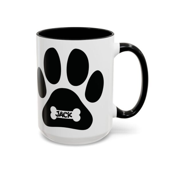 Personalized Coffee Mug, Dog Lover Gift, Personalized Pet Mug, Animal Lover Cup, Cute Paw Design Coffee Cup