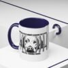 Adopt Don't Shop Coffee Mug - Black Accent Mug for Dog Lovers, Animal Rescue Gift, Pet Adoption Encouragement
