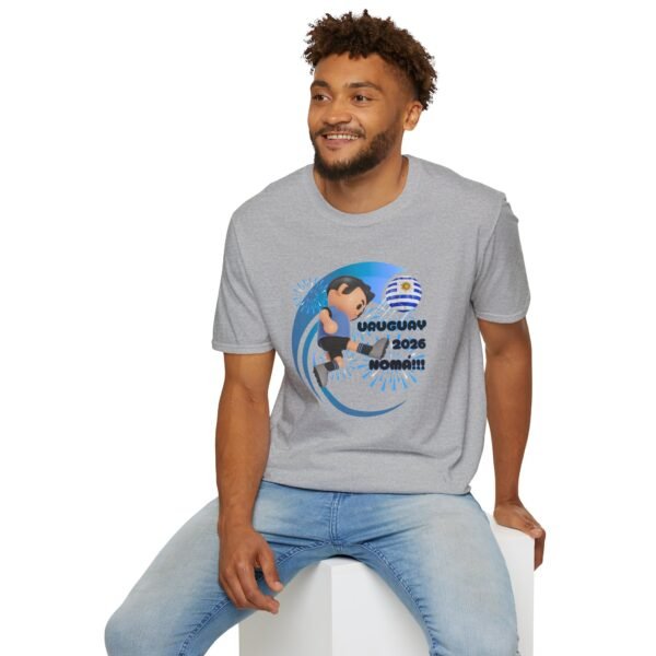 7817625948961891161_2048.jpeg Uruguay Unisex Softstyle T-Shirt - Perfect for Uruguay Fans, Game Day, Sports Events, trendy design, Team Spirit, Casual Wear!