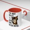 Sassy Cat Coffee Mug, Funny Pet Lover Gift, Boss-Like Humor, Unique Office Mug, Cat Owner Present