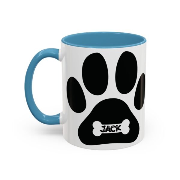 Personalized Coffee Mug, Dog Lover Gift, Personalized Pet Mug, Animal Lover Cup, Cute Paw Design Coffee Cup