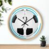 Soccer Wall Clock, Sports Decor, Argentina Fan Gift, Home Office Timepiece, Soccer Decor, Unique Wall Art