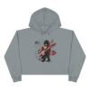 Music Crop Hoodie, Live Music Style Pullover, Gift for Musicians, Casual Outfit