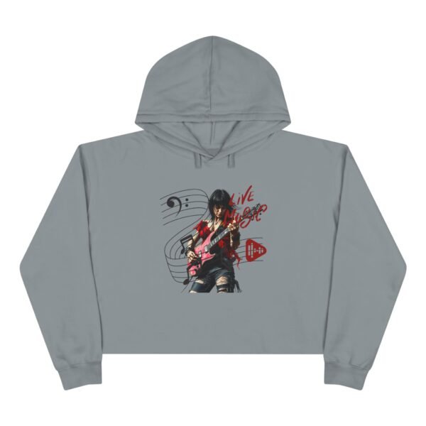 794428941326654384_2048.jpeg Music Crop Hoodie, Live Music Style Pullover, Gift for Musicians, Casual Outfit
