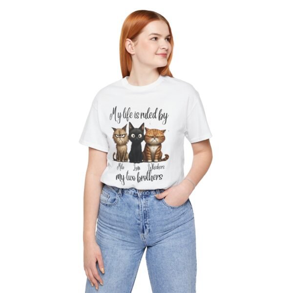 8002885988452300204_2048.jpeg Personalized Cat T-Shirt, Funny Cat Lover Tee, Unisex Pet Owner Gift, Birthday Shirt, Animal Lovers Apparel