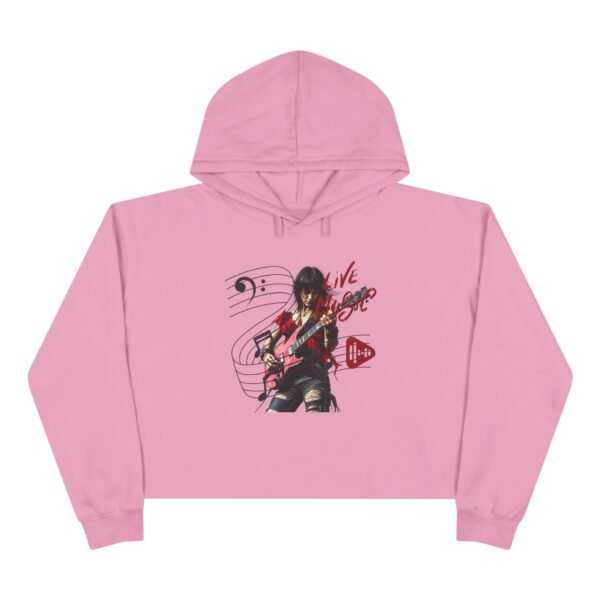 8051883762632347303_2048.jpeg Music Crop Hoodie, Live Music Style Pullover, Gift for Musicians, Casual Outfit