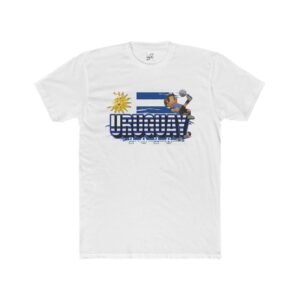 Vintage Unisex Uruguay Graphic Tee, Casual Summer Shirt, Beachwear, Travel T-shirt, Gift for Sports Fans