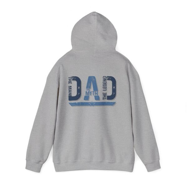 Legendary Men Hooded Sweatshirt Gift for Father's Day, Birthday, Christmas, Casual Wear, Family Reunion, Dad Life Apparel