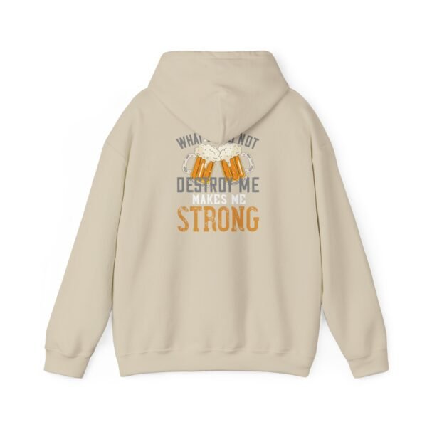Strength Motivational Hoodie - Men Heavy Blend Sweatshirt, Funny Apparel, Casual Comfort, Comfort Level