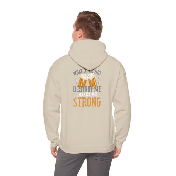 Strength Motivational Hoodie - Men Heavy Blend Sweatshirt, Funny Apparel, Casual Comfort, Comfort Level