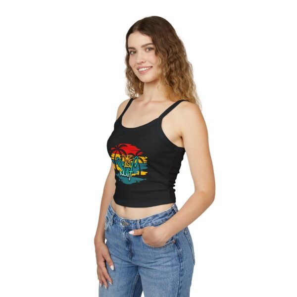 Beach Vibe Tank Top - Just Surf, Summer Top, Vacation Wear, Gift for Surfers, Tropical Style, Casual Summer Outfit