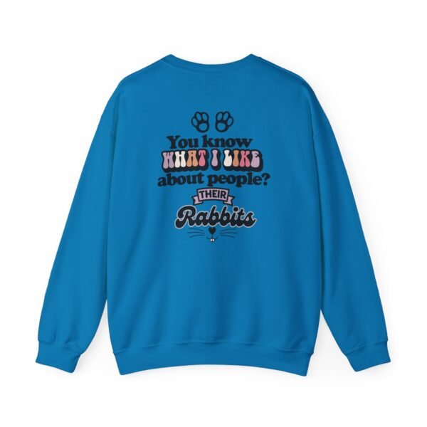 Rabbit Lovers Unisex Crewneck Sweatshirt, Funny Animal Apparel, Gift for Pet Owners, Cozy Sweatshirt, Perfect for All Seasons, Casual Wear