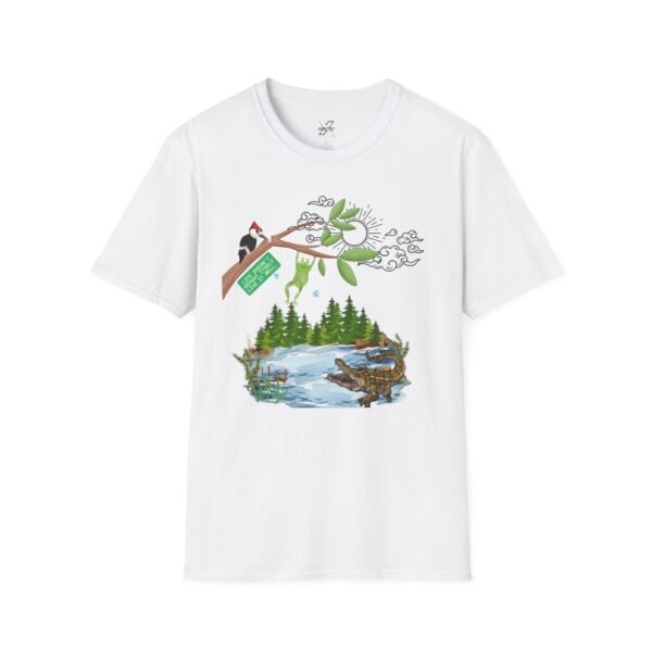 Nature-Inspired Graphic T-Shirt, Unisex Softstyle , Eco-Friendly Fashion, Casual Wear, Outdoor Adventure, Nature Lover Gift