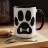 Personalized Coffee Mug, Dog Lover Gift, Personalized Pet Mug, Animal Lover Cup, Cute Paw Design Coffee Cup