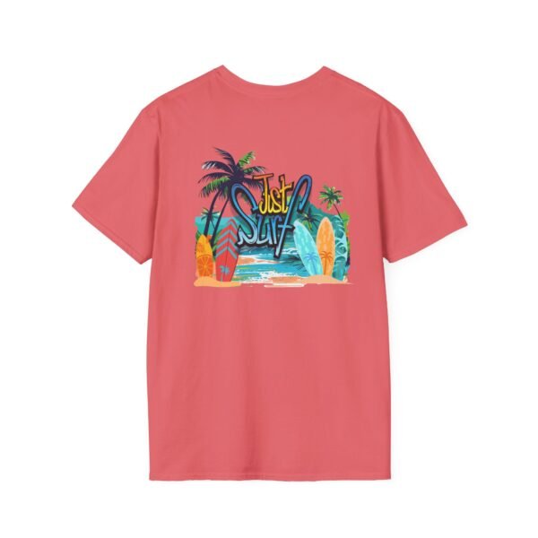 8564056283921460716_2048.jpeg Beach T-Shirt- Just Surf, Summer Style, Casual Wear, Surfing Gift, Unisex Apparel
