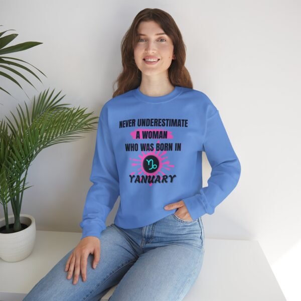 Personalized Woman Zodiac Sweatshirt, Birthday Gift, Inspirational Gift