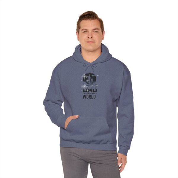 Dad of the World Hoodie, Cozy Unisex Sweatshirt for Father's Day, Dad Gifts, Casual Wear, Everyday Comfort, Family Adventures