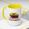 8658357235285023586_2048.jpeg Colombian Pride Coffee Mug, Accent Mug, Present for Coffee Lovers, Travel Souvenir 11/15 oz