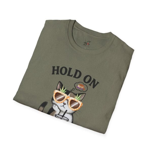 Funny Cat Overthink T-Shirt, Cute Pet Lover Shirt, Gift for Cat Moms, Quirky Animal Tee, Relaxed Fit Cat Apparel