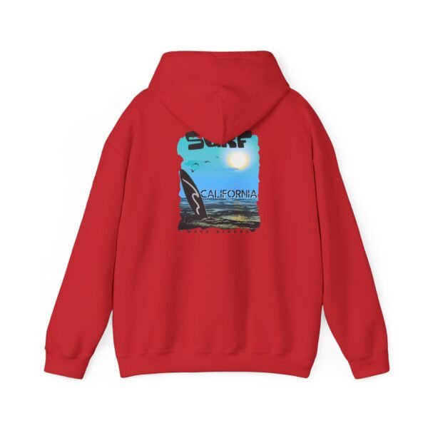 905406589122613286_2048.jpeg California Surf Graphic Hoodie, Unisex Cozy Sweatshirt, Beach Vibe Apparel, Gift for Surfers, Casual Fashion Hoodie