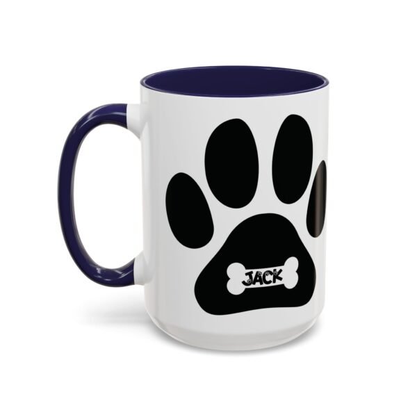 Personalized Coffee Mug, Dog Lover Gift, Personalized Pet Mug, Animal Lover Cup, Cute Paw Design Coffee Cup