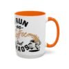 Accent Coffee Mug (11, 15oz) Great style, Funny design