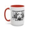 Adopt Don't Shop Coffee Mug - Black Accent Mug for Dog Lovers, Animal Rescue Gift, Pet Adoption Encouragement