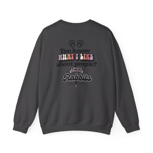 Rabbit Lovers Unisex Crewneck Sweatshirt, Funny Animal Apparel, Gift for Pet Owners, Cozy Sweatshirt, Perfect for All Seasons, Casual Wear