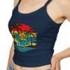 Beach Vibe Tank Top - Just Surf, Summer Top, Vacation Wear, Gift for Surfers, Tropical Style, Casual Summer Outfit